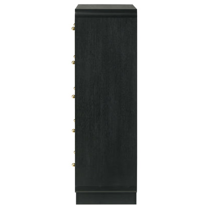 Regina 5-drawer Chest of Drawers BlackBlack