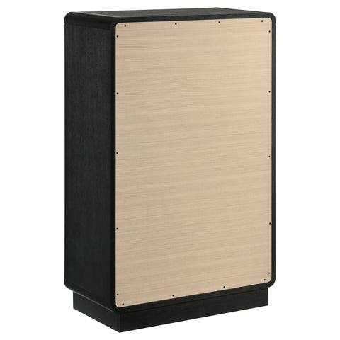 Regina 5-drawer Chest of Drawers BlackBlack