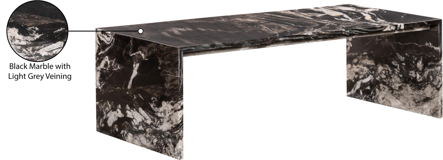 revive black coffee table ct