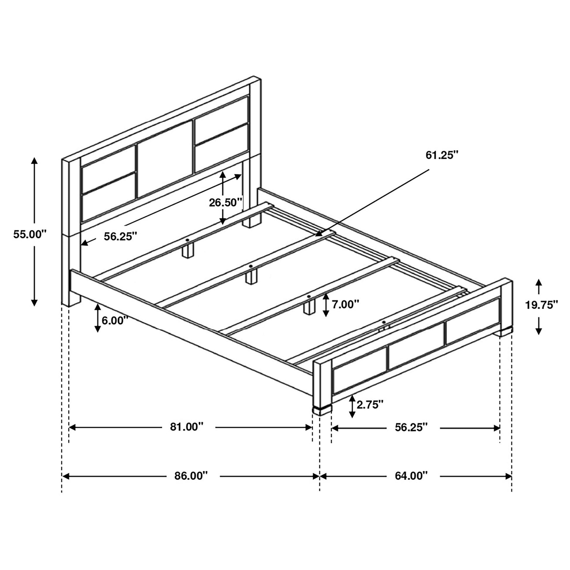 Queen Bed 4 Pc Set