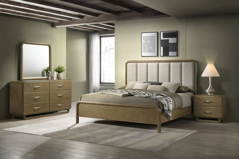 Afshan 4-piece Eastern King Bedroom Set NutmegNutmeg