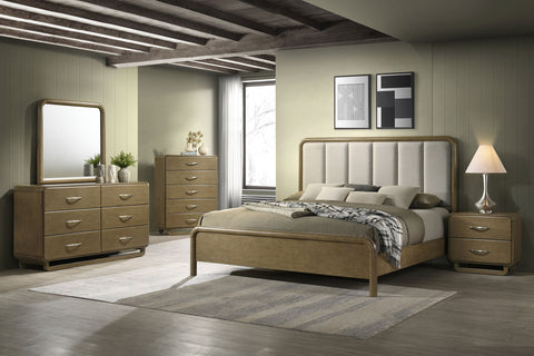 Afshan 5-piece Eastern King Bedroom Set NutmegNutmeg