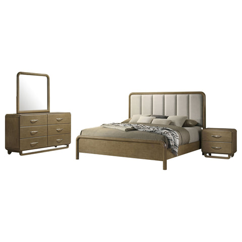 Afshan 4-piece California King Bedroom Set NutmegNutmeg