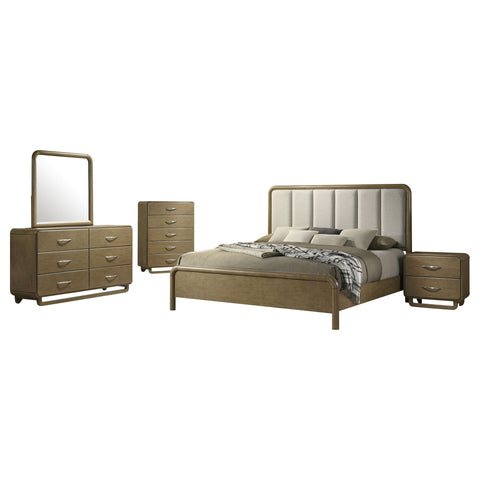 Afshan 5-piece Queen Bedroom Set NutmegNutmeg