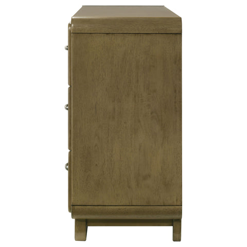 Afshan 6-drawer Dresser Cabinet NutmegNutmeg