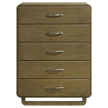 Afshan 5-drawer Chest of Drawers NutmegNutmeg
