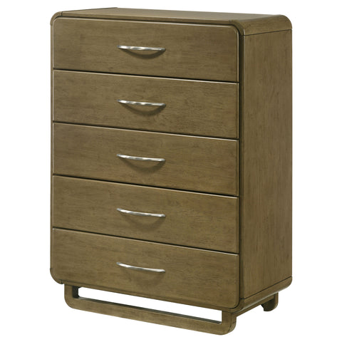 Afshan 5-drawer Chest of Drawers NutmegNutmeg