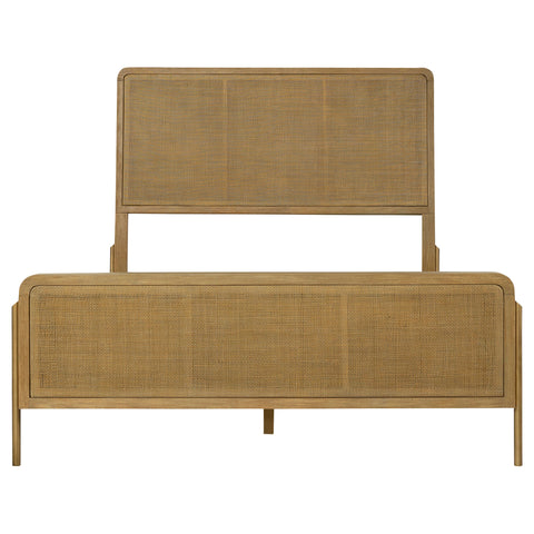 Elmcrest 5-piece Eastern King Bedroom Set Sand WashSand Wash / Natural Cane