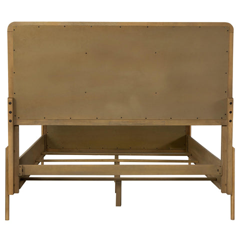 Tilbury Rattan California King Panel Bed Sand Wash and Natural