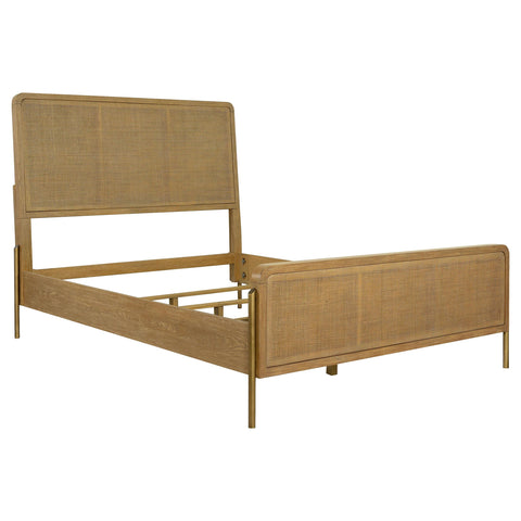 Tilbury 3-piece Queen Bedroom Set Sand Wash and Natural Cane