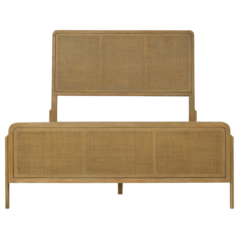 Tilbury 3-piece Queen Bedroom Set Sand Wash and Natural Cane