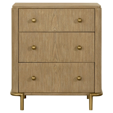 Tilbury 5-piece California King Bedroom Set Cream and Sand Wash