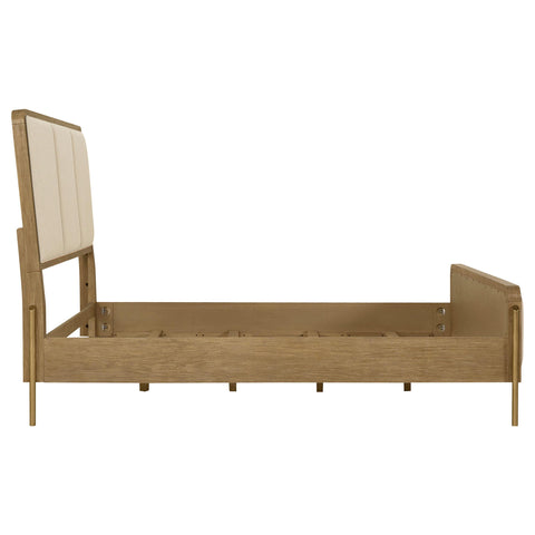 Tilbury 56-inch California King Panel Bed Cream and Sand Wash