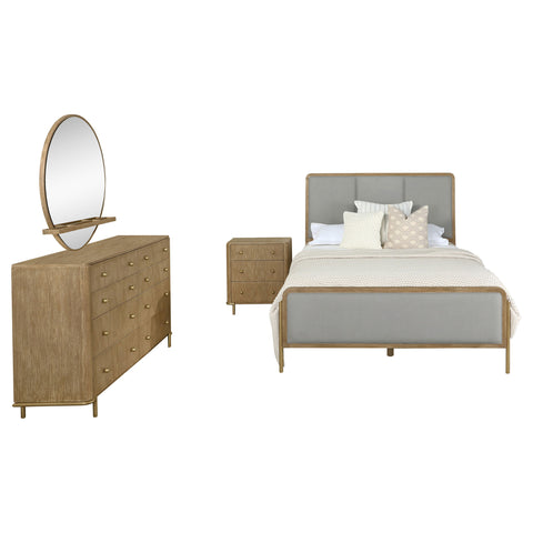 Elmcrest 4-piece Queen Bedroom Set Sand Wash and GreySand Wash / Grey
