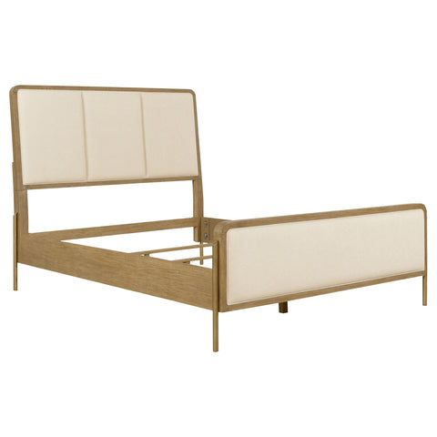 Tilbury 5-piece Queen Bedroom Set Cream and Sand Wash