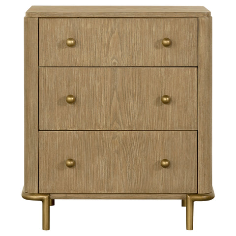 Elmcrest 3-drawer Nightstand Sand WashSand Wash