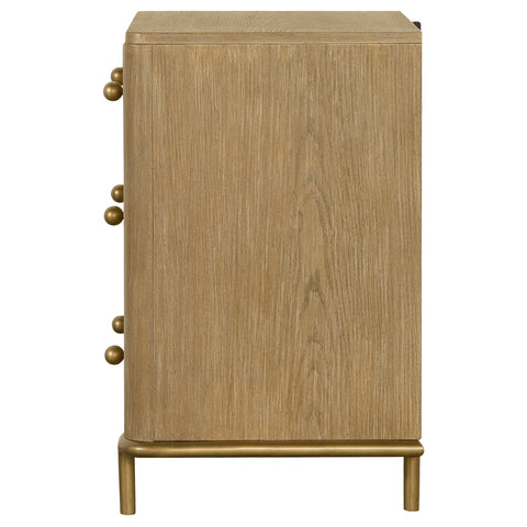 Elmcrest 3-drawer Nightstand Sand WashSand Wash