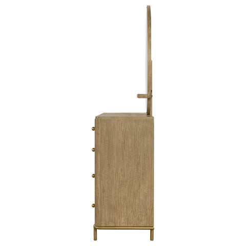 Elmcrest 8-drawer Dresser with Mirror Sand WashSand Wash
