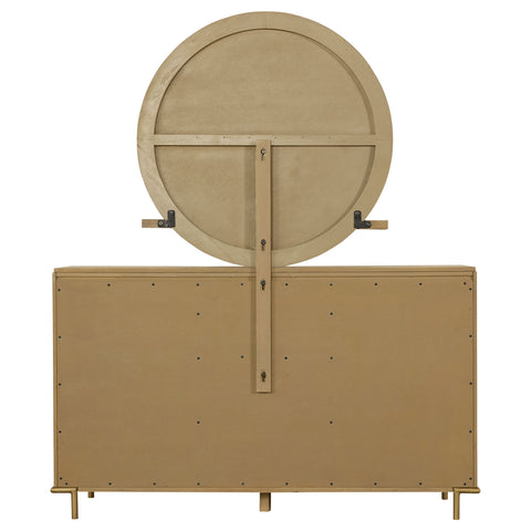 Elmcrest 8-drawer Dresser with Mirror Sand WashSand Wash
