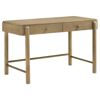 Janine 2-drawer Vanity Desk Makeup Table Sand Wash