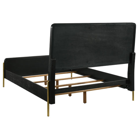 Tilbury 5-piece California King Bedroom Set Black and Natural