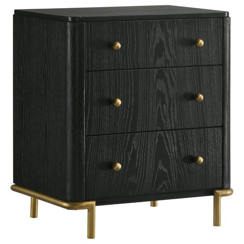 Elmcrest 5-piece Queen Bedroom Set Black and NaturalBlack / Natural