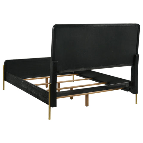 Tilbury 56-inch Eastern King Panel Bed Cream and Black