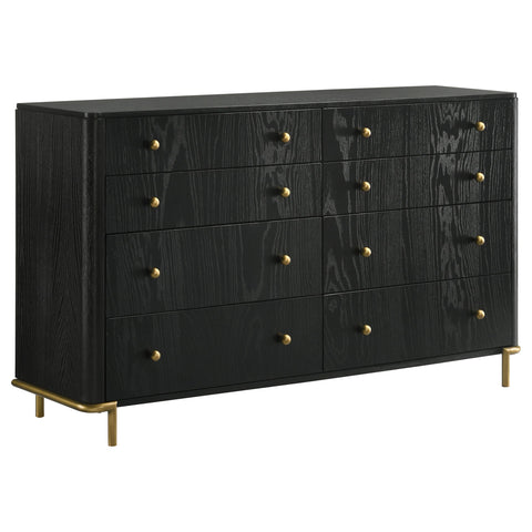 Tilbury 5-piece California King Bedroom Set Cream and Black