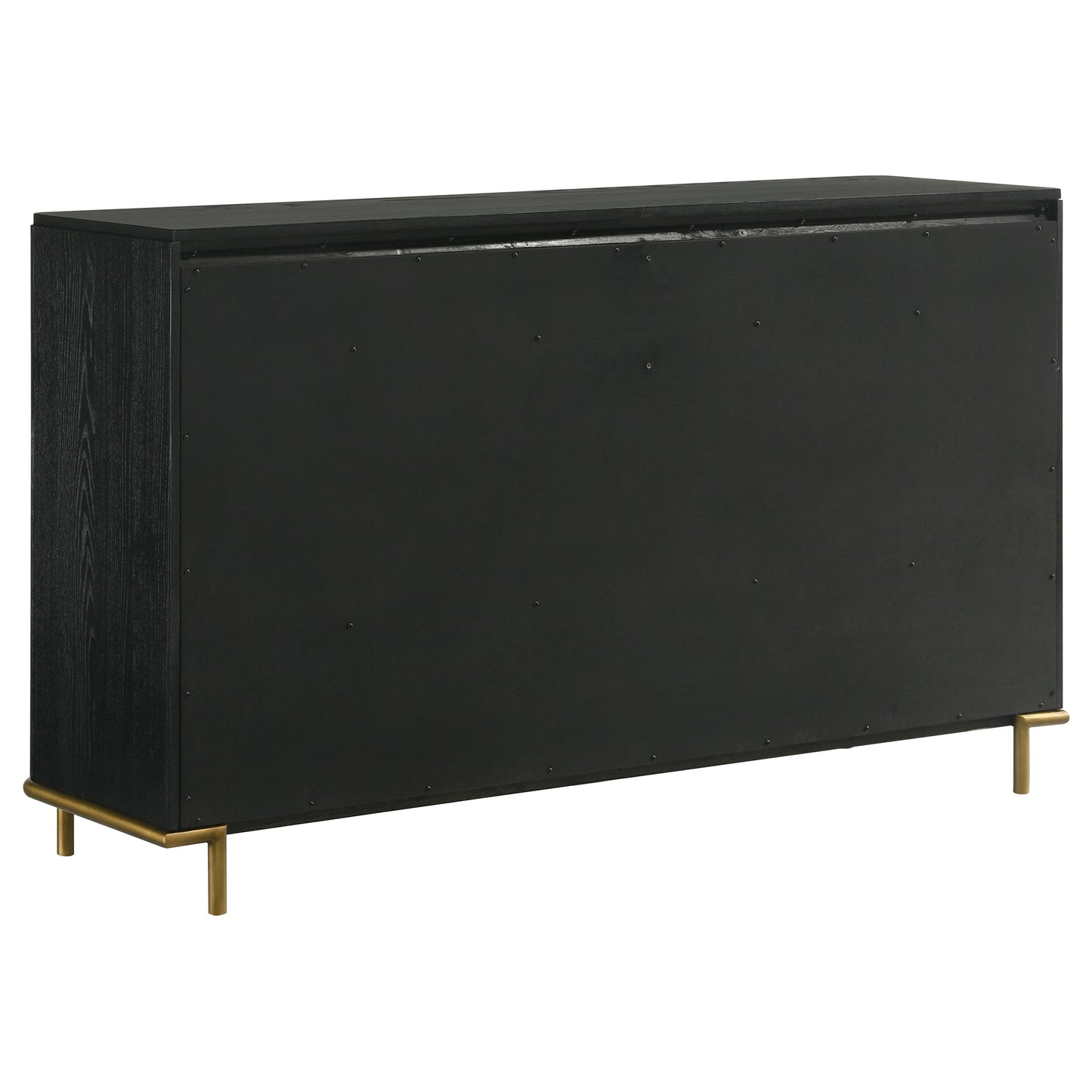 janine 8-drawer dresser black