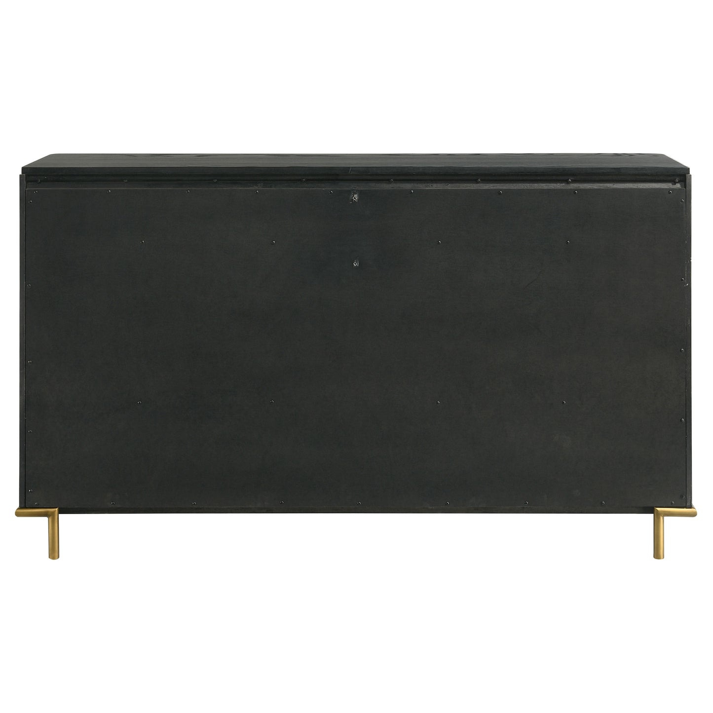 janine 8-drawer dresser black