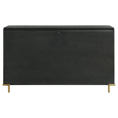 Janine 8-drawer Dresser Black