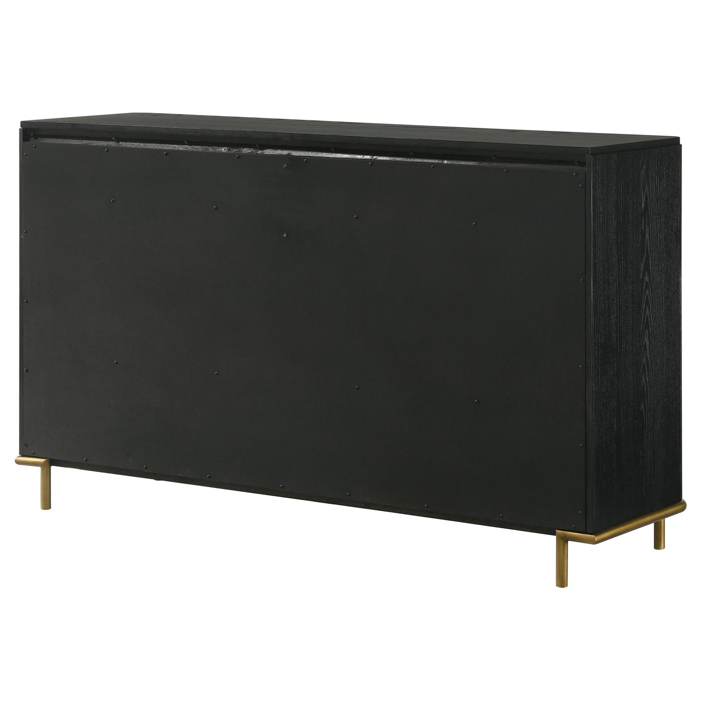 janine 8-drawer dresser black