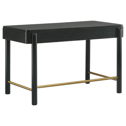 Janine 2-drawer Vanity Desk Makeup Table Black