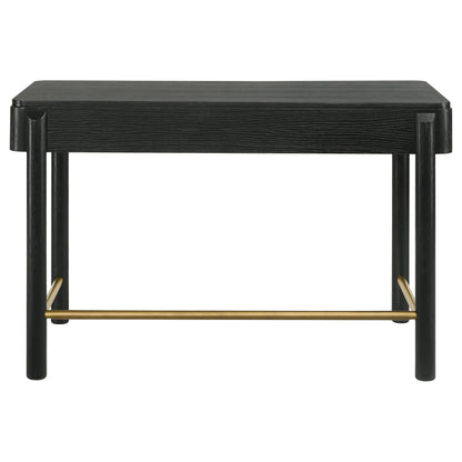 Janine 2-drawer Vanity Desk Makeup Table Black