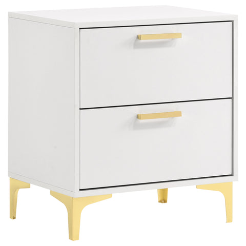 Alice 4-piece Eastern King Bedroom Set WhiteWhite