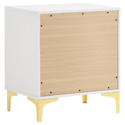 Alice 4-piece Eastern King Bedroom Set WhiteWhite
