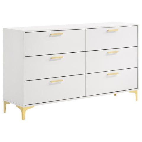 Alice 5-piece Eastern King Bedroom Set WhiteWhite