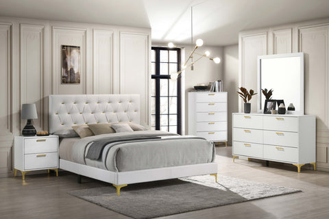 Alice 5-piece California King Bedroom Set WhiteWhite