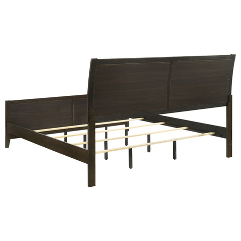 Elijah 4-piece Eastern King Bedroom Set Dark CocoaDark Cocoa