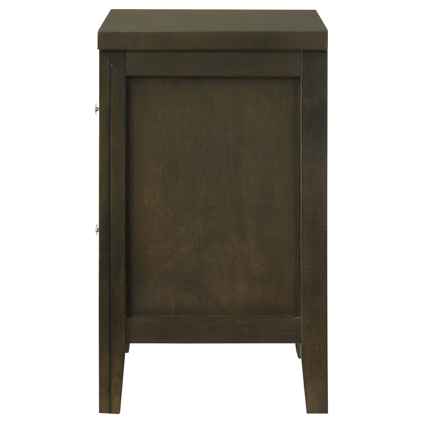 elijah 2-drawer nightstand bedside table dark cocoadark cocoa