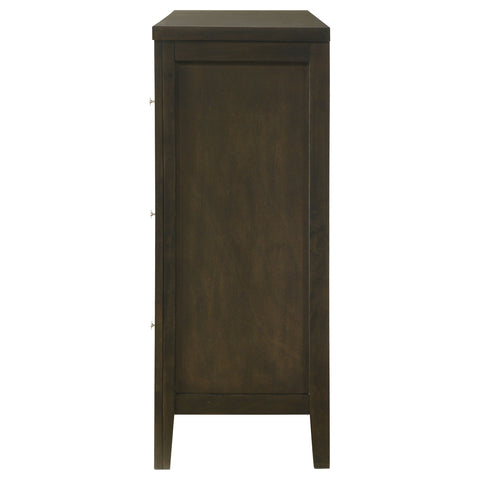 Elijah 6-drawer Dresser Cabinet Dark CocoaDark Cocoa