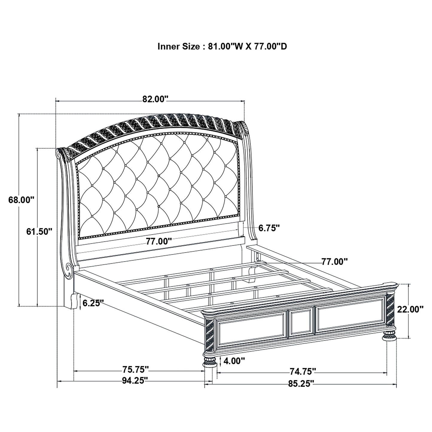 eastern king bed