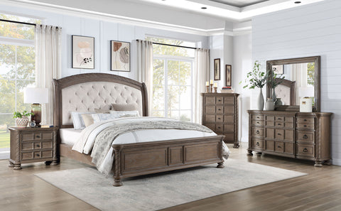 Forman 5-piece California King Bedroom Set WalnutWalnut