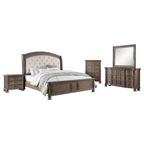 Forman 5-piece California King Bedroom Set WalnutWalnut