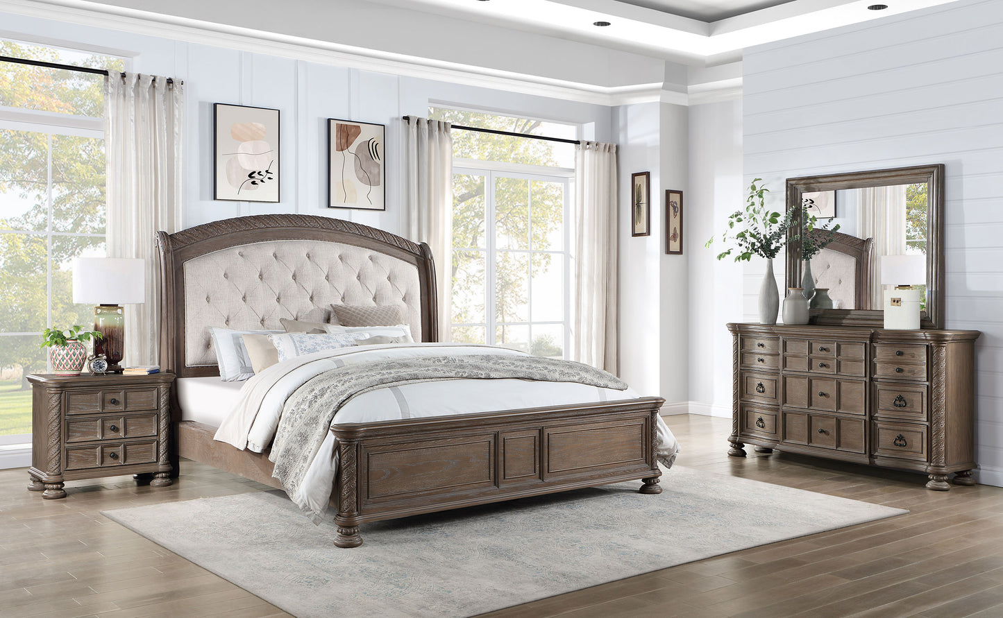 queen bed 4 pc set