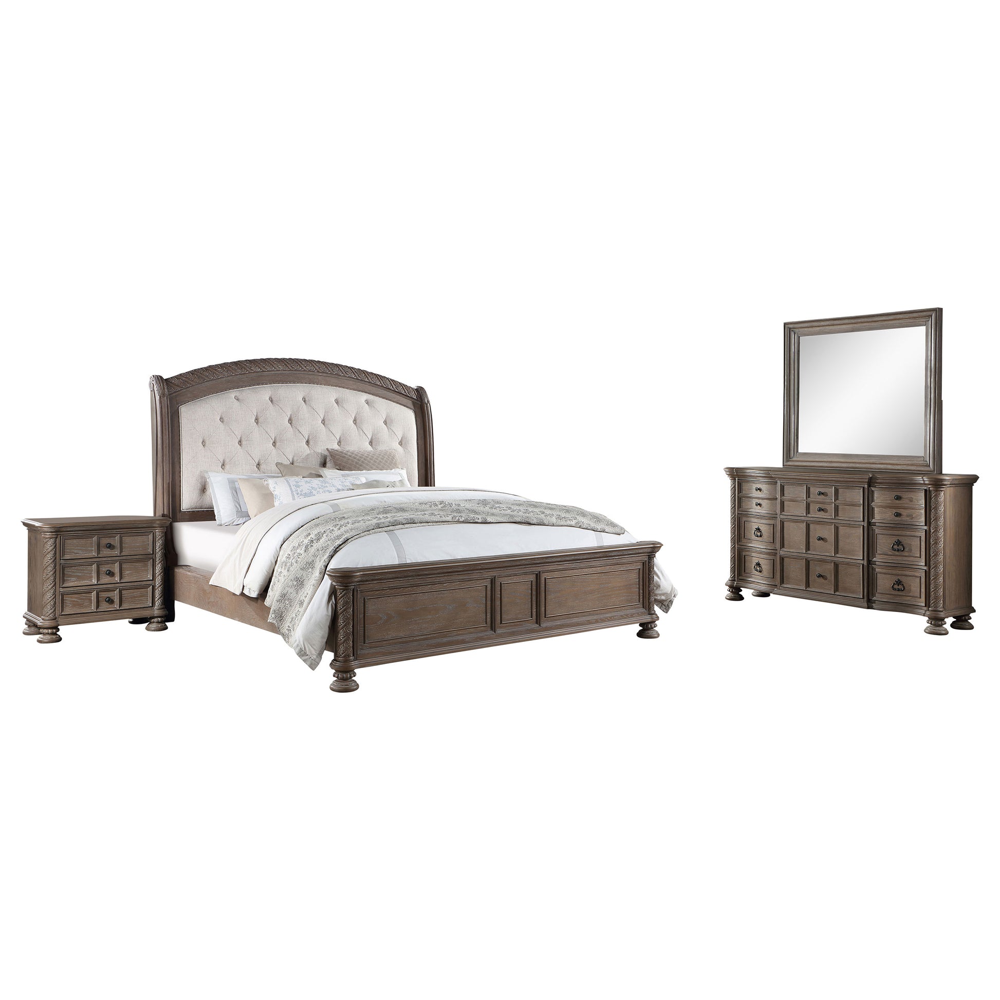 Queen Bed 4 Pc Set