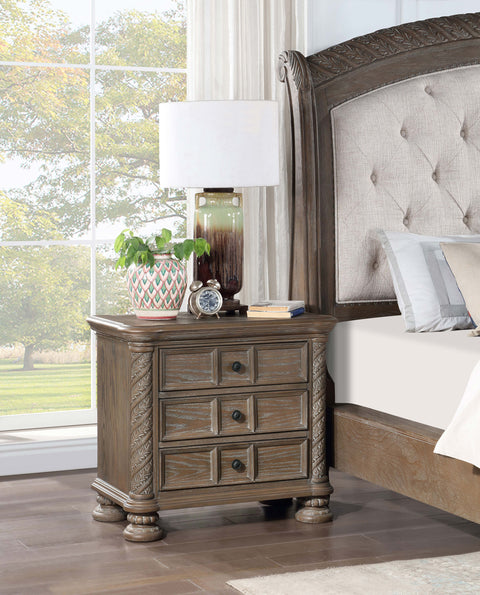 Forman 3-drawer Nightstand WalnutWalnut