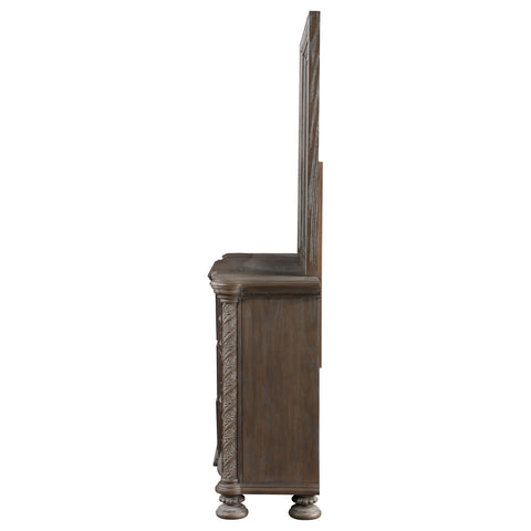 Forman 9-drawer Dresser with Mirror WalnutWalnut