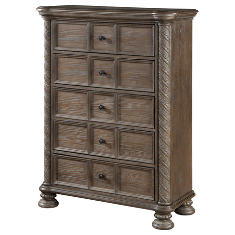 Forman 5-drawer Bedroom Chest WalnutWalnut