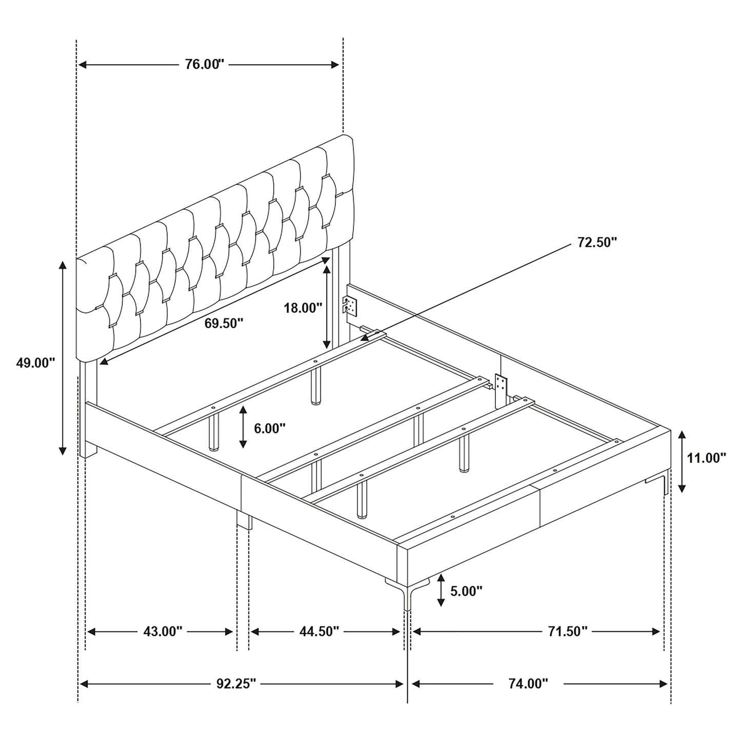 california king bed